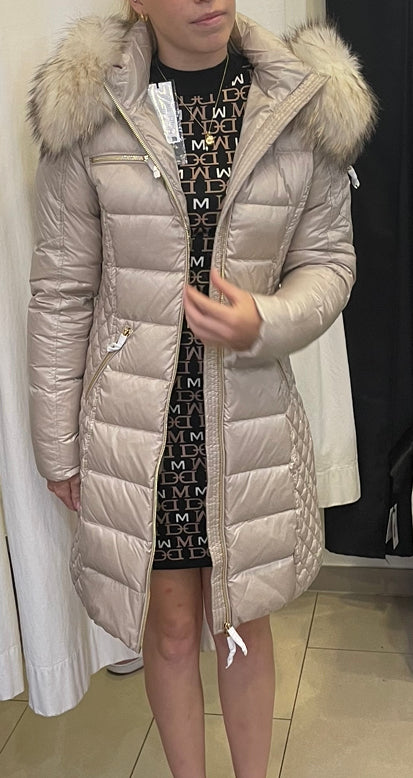 Pelz 100 Daunen Mantel Damen Rock And Blue Daunen Mantel Farbe