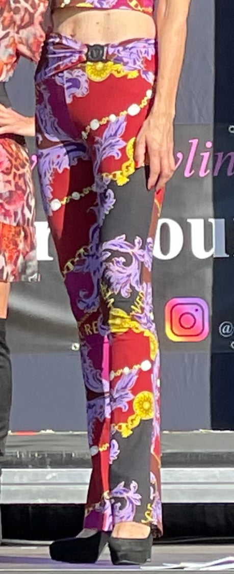 Versace Schlag Hose Barock Design
