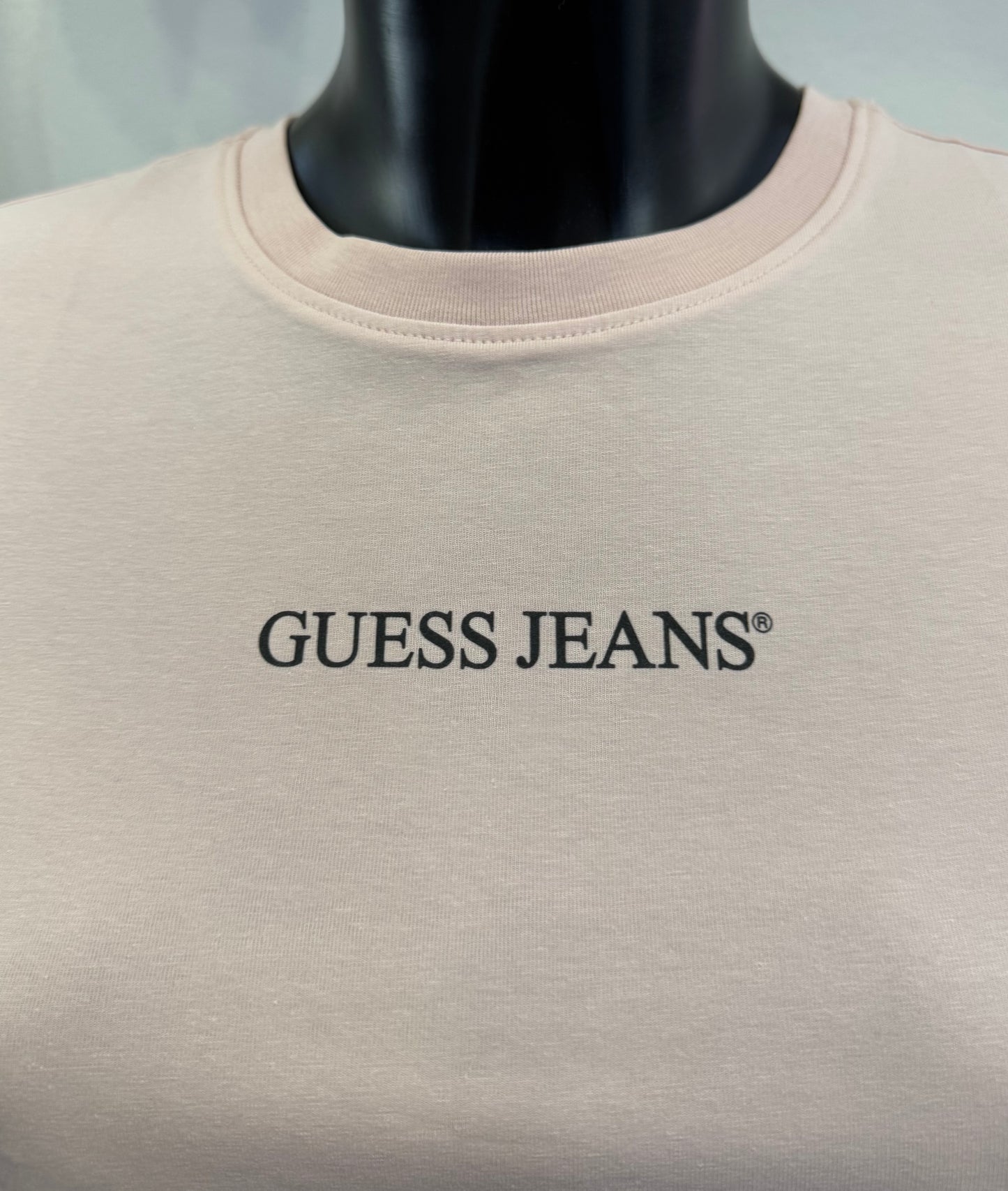GUESS JEANS kurzärmeliges T-shirt rosa