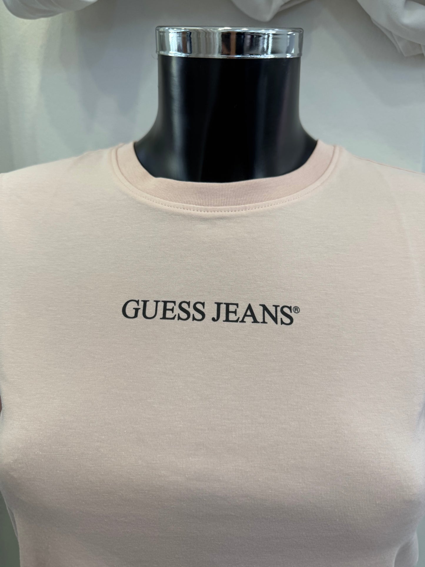 GUESS JEANS kurzärmeliges T-shirt rosa