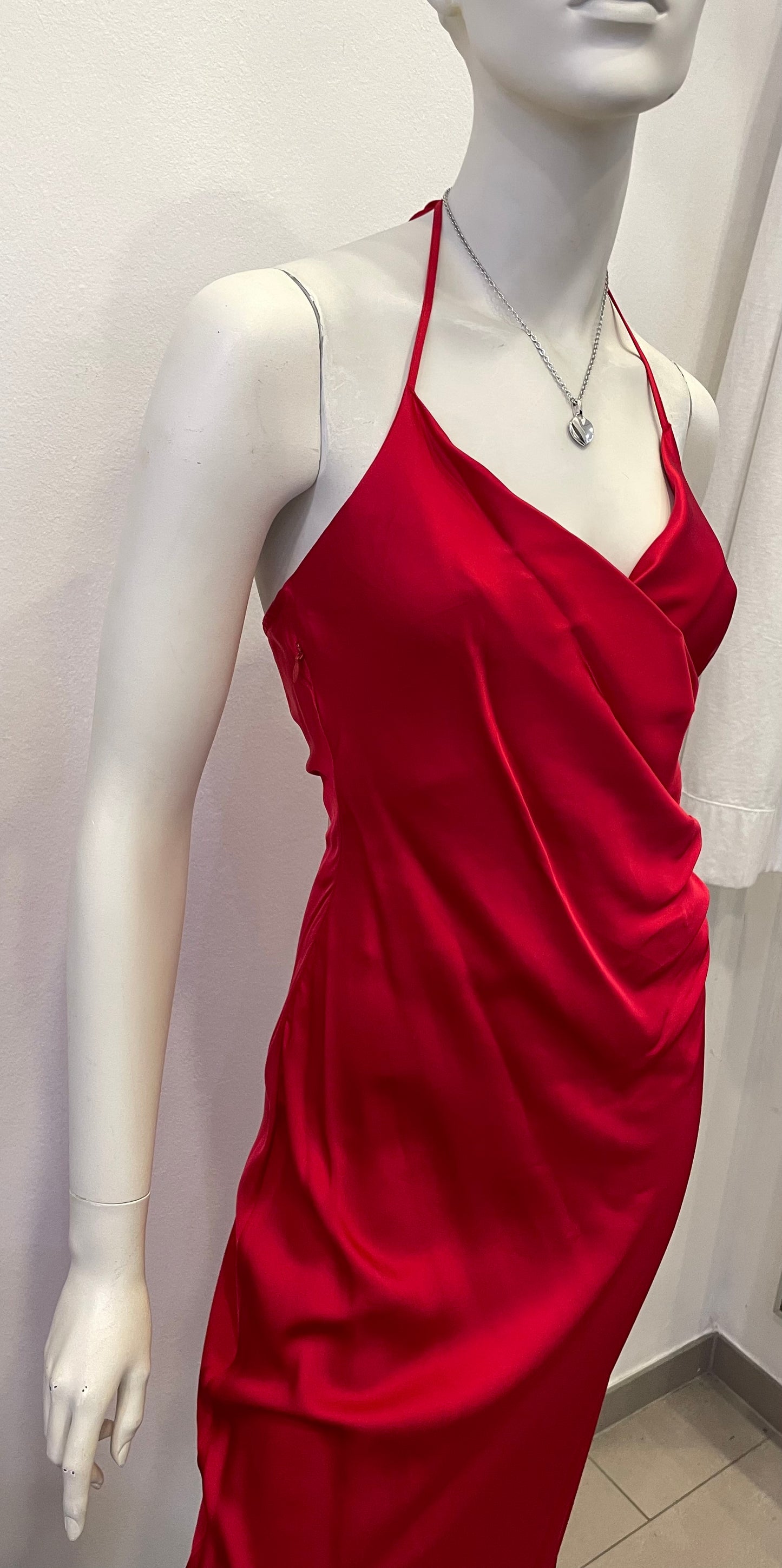 Kleid rot Sommer