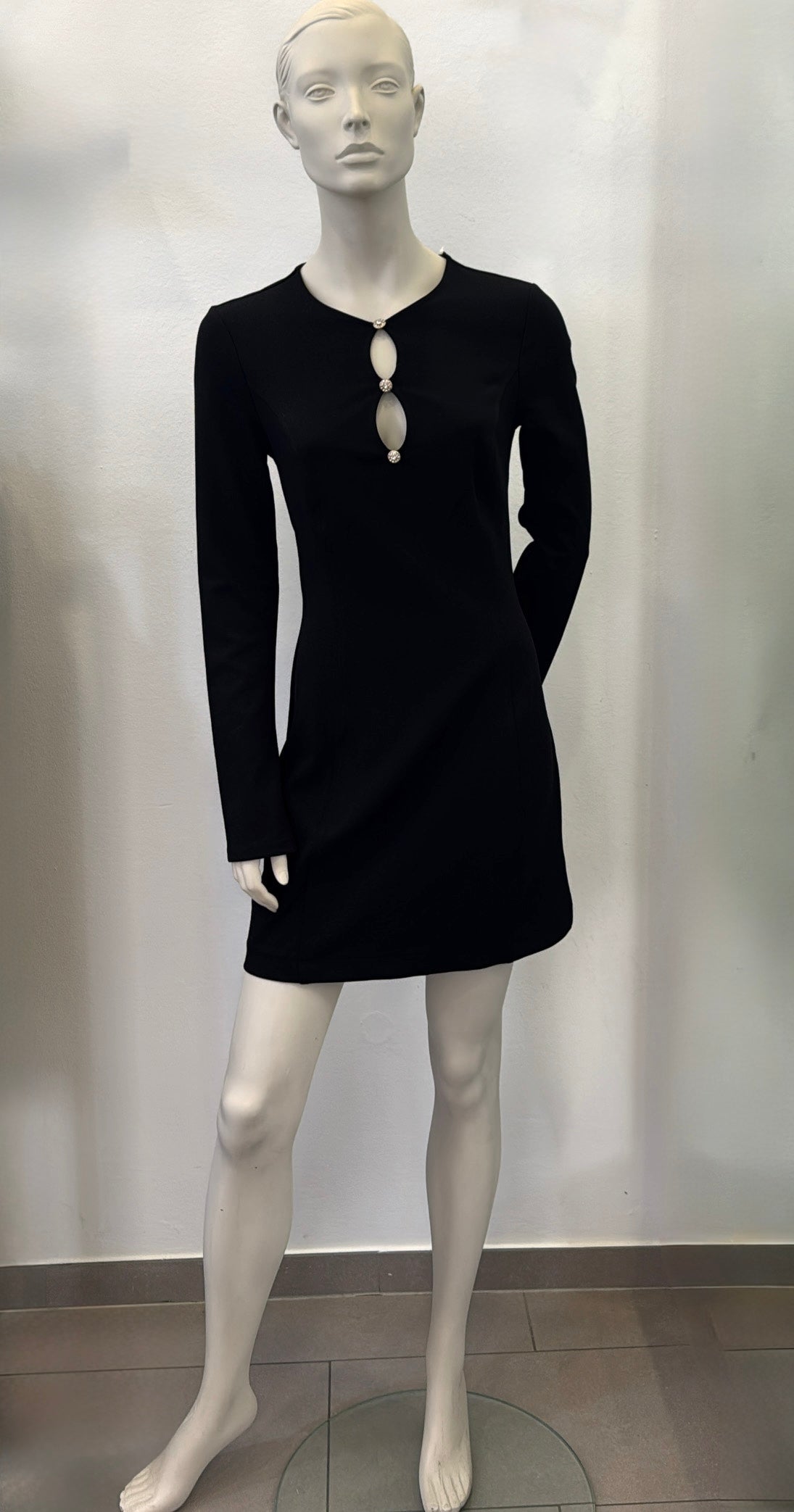 Guess Kleid schwarz langarm