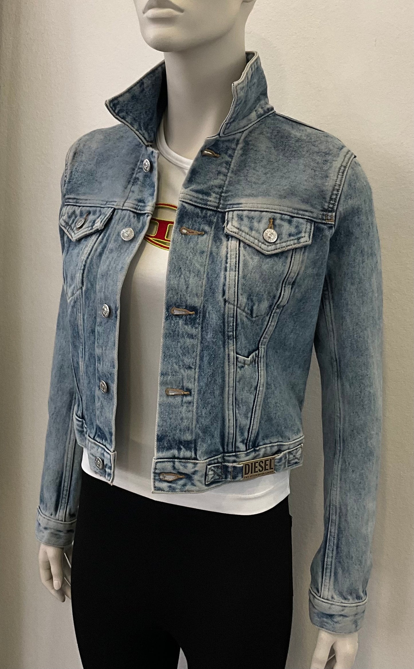 Jeansjacke Diesel blau