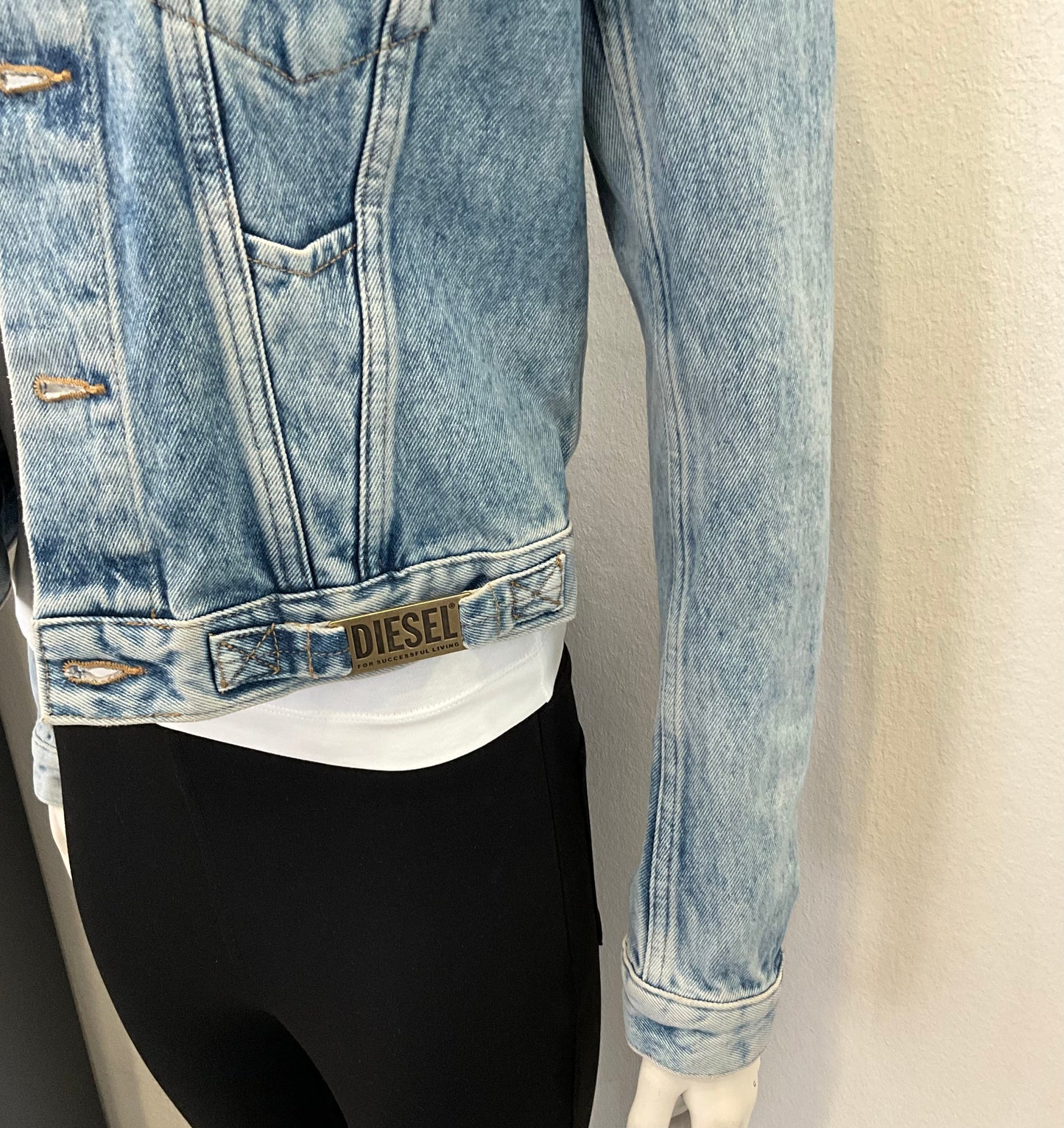 Jeansjacke Diesel blau