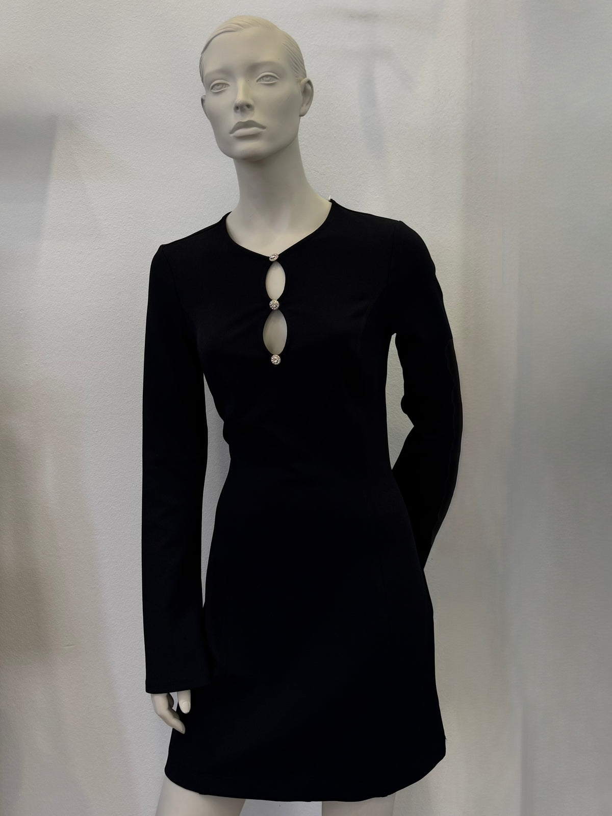 Guess Kleid schwarz langarm