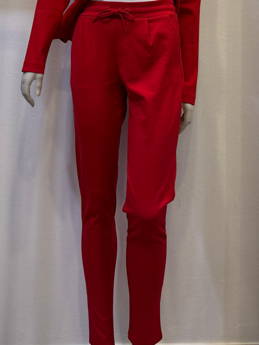 Ichi Hose Sweatpant mit Tunnelzug ‚Kate‘ verkürzte Länge