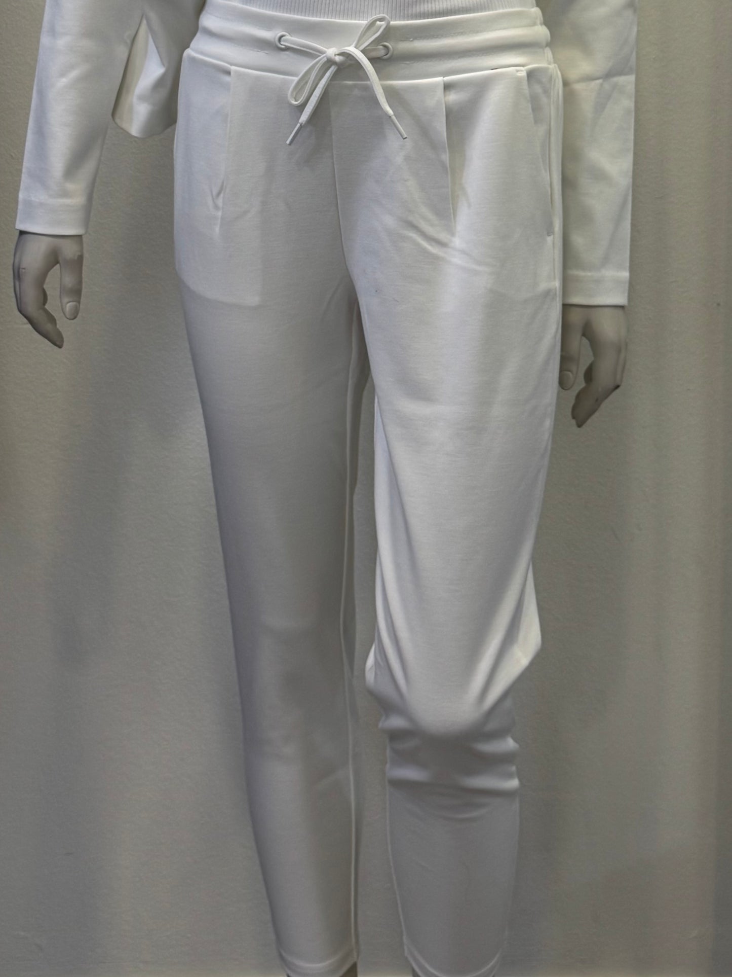 Ichi Hose Sweatpant mit Tunnelzug ‚Kate‘ verkürzte Länge