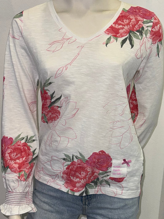 Lieblingsstück langarm Shirt mit V-Ausschnitt