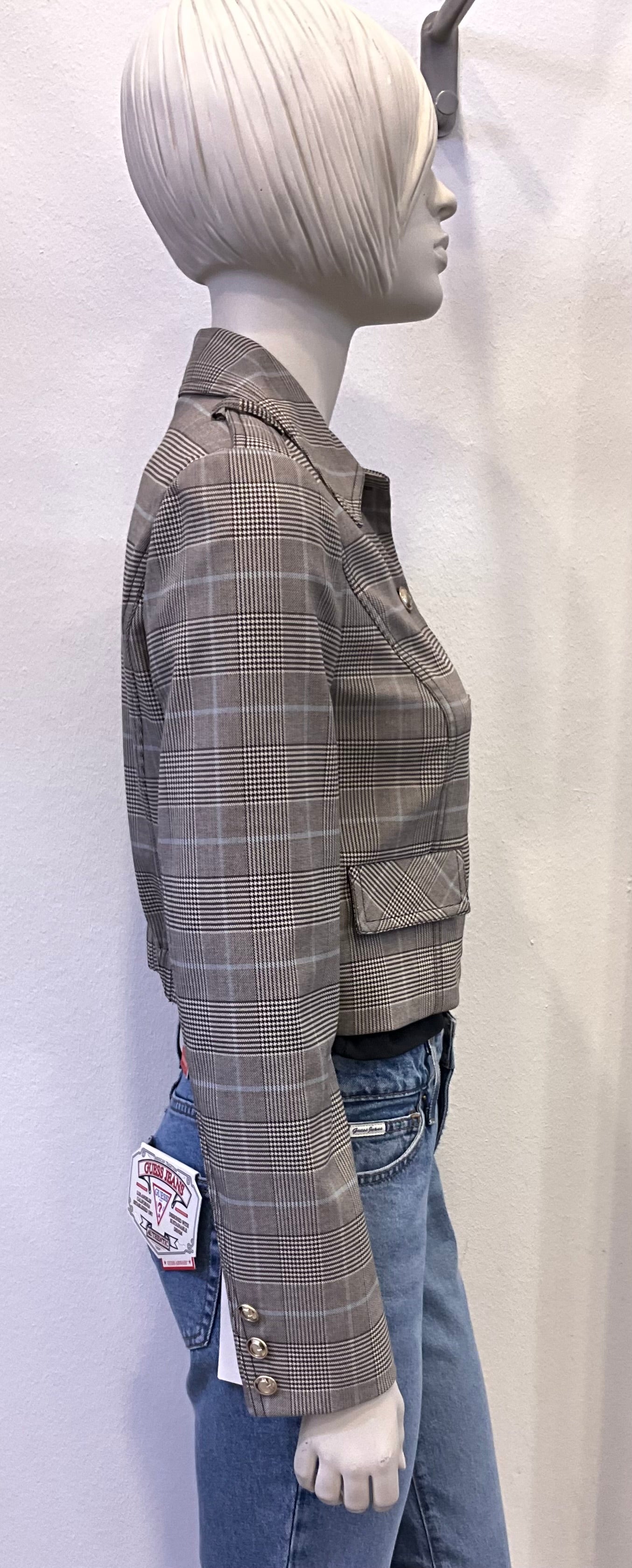 Guess karierte Jacke