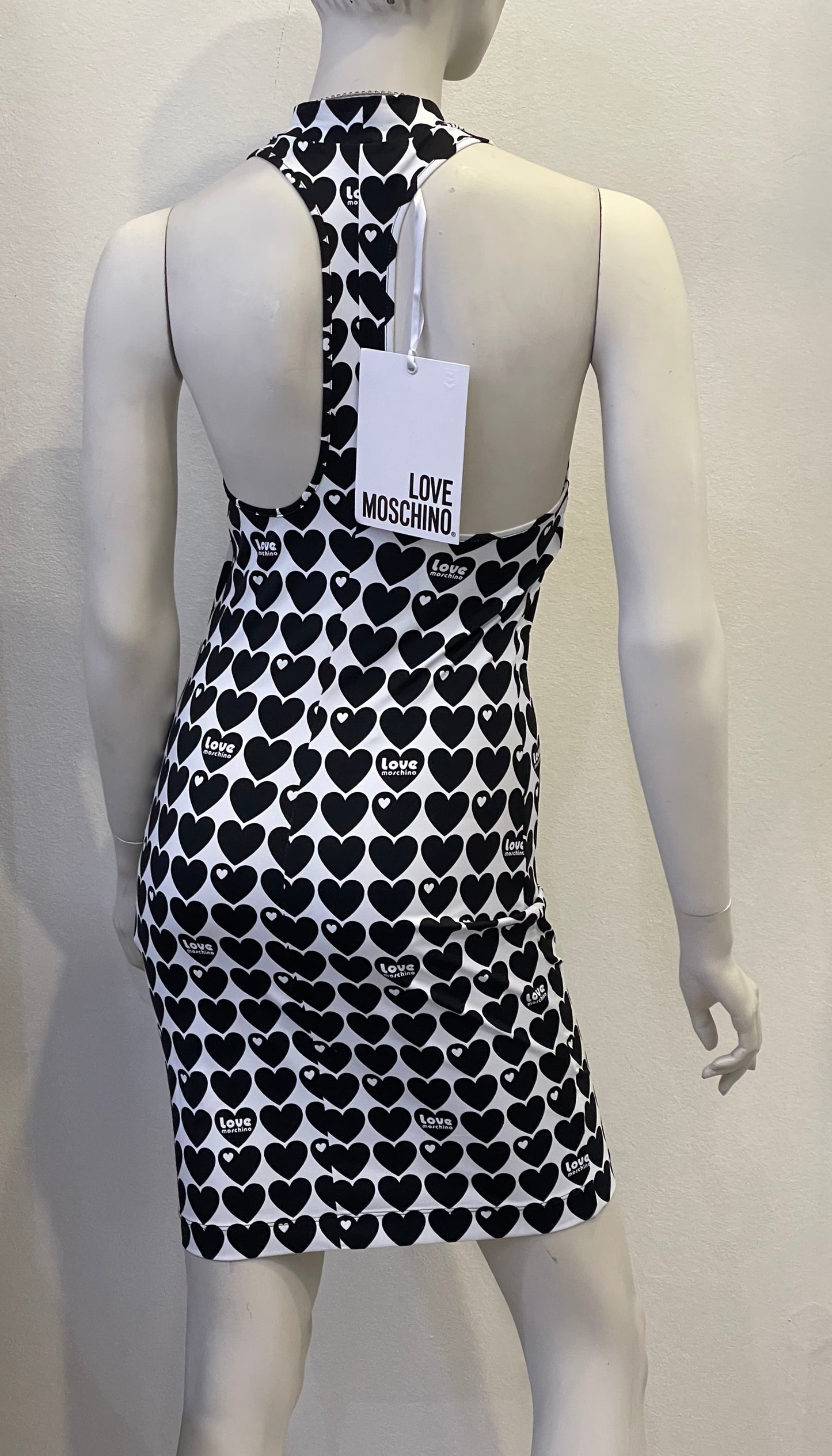 MOSCHINO Sommer Kleid Mini Herzschen