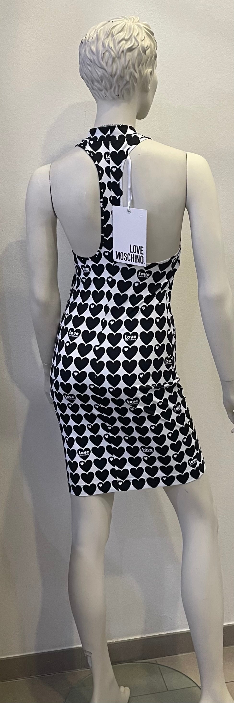 MOSCHINO Sommer Kleid Mini Herzschen