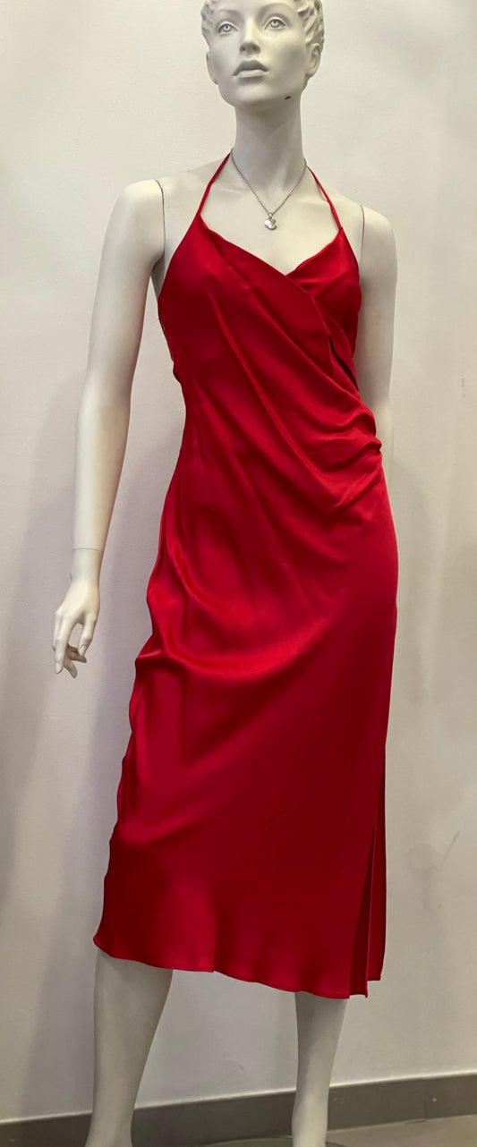 Kleid rot Sommer